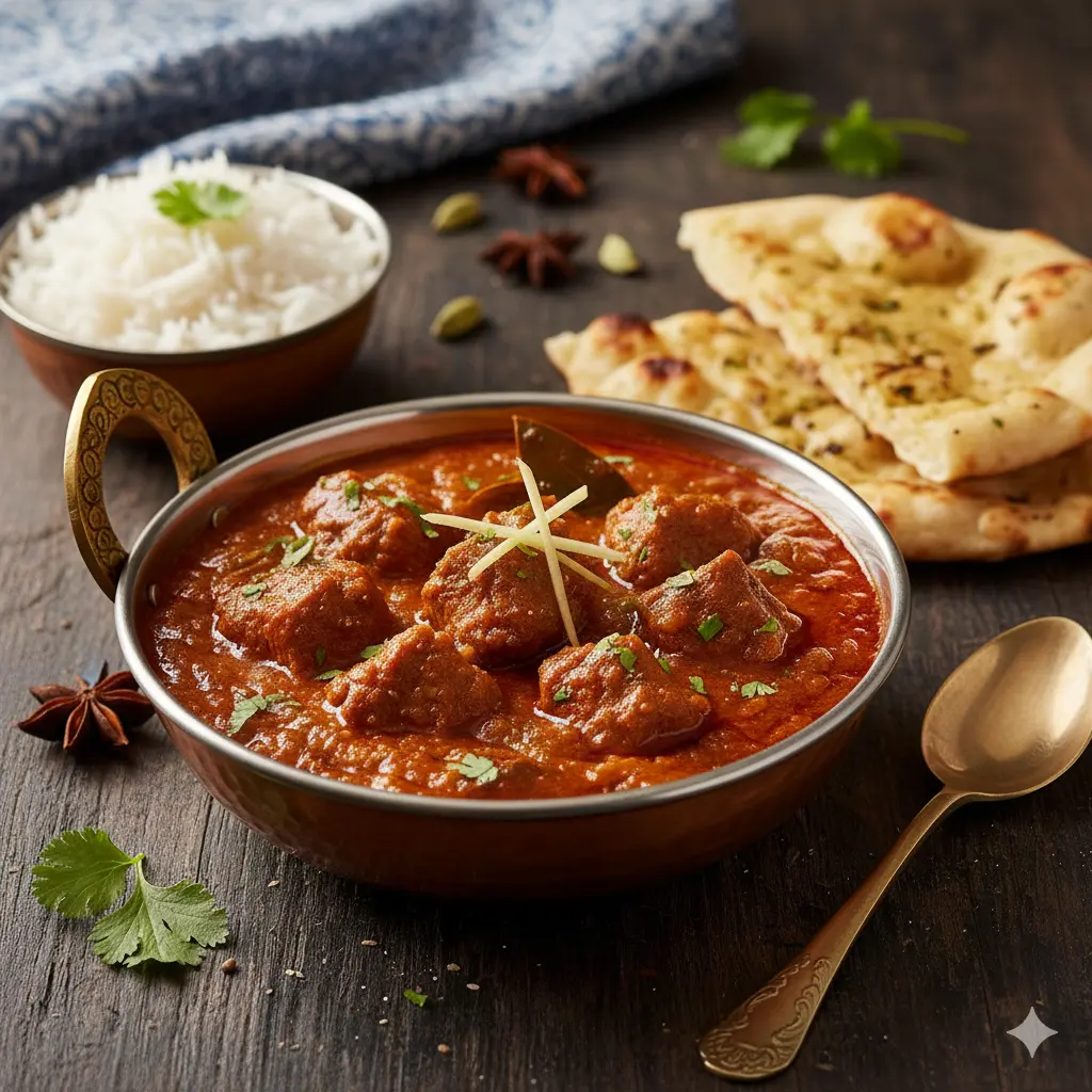 Delicious Lamb Roganjosh at Aashirwaad Sweets And Restaurant in Mill Woods Edmonton